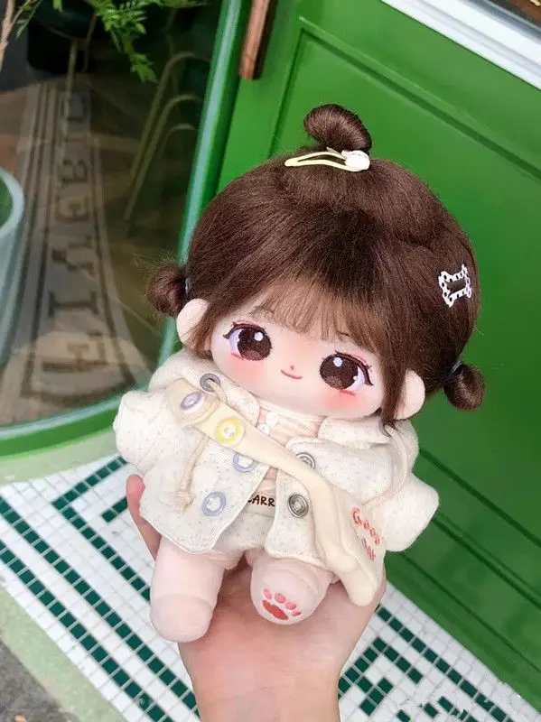 20cm Cute Plush Doll Cotton Plushies Toys Baby Clothes Dress Up Stuffed Customization Figure Toys Xmas Collection Gifts