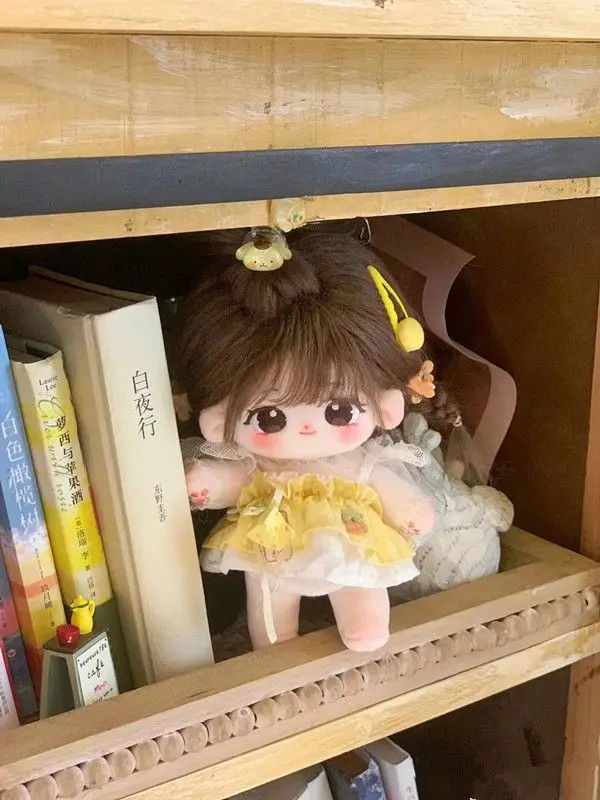 20cm Cute Plush Doll Cotton Plushies Toys Baby Clothes Dress Up Stuffed Customization Figure Toys Xmas Collection Gifts
