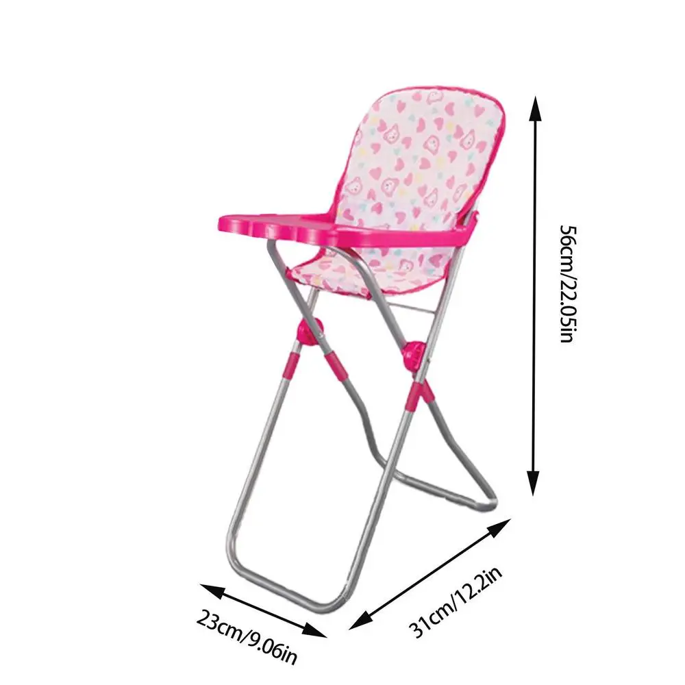 Reborn Doll Baby Toddler Furniture Toy Playset ABS Plastic Cradle Swing Nursery Room Decor Role Play Doll House Furniture
