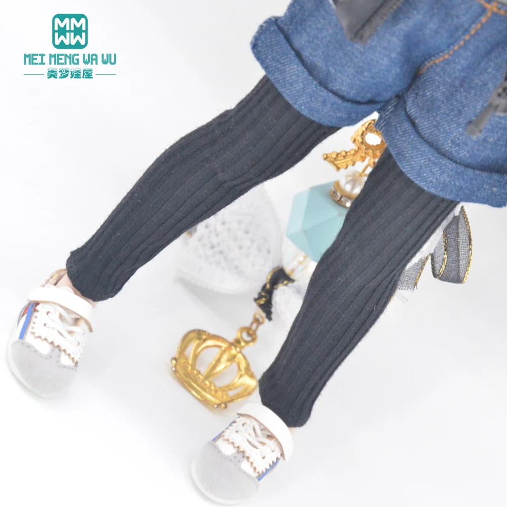 28cm Blyth Azone OB23 OB24 Doll Clothes Fashion Striped Leggings