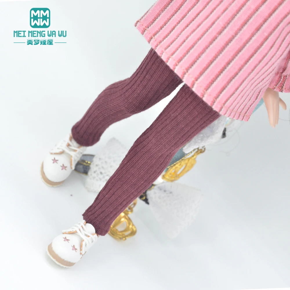 28cm Blyth Azone OB23 OB24 Doll Clothes Fashion Striped Leggings