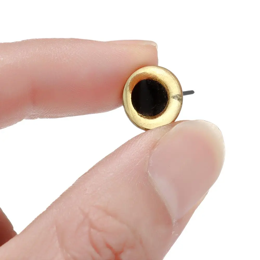 20/50Pcs Transparent Brown Doll Glass Eyes Noses Needle Felting Eyes For DIY Bears Animals Dolls Kids DIY Toys Accessories