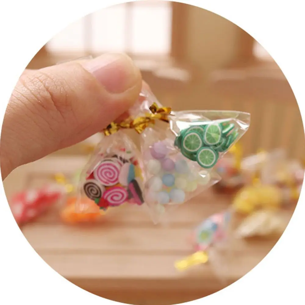High Quality 1/12 Scale Miniature Food Kids Toy Dollhouse Accessories Mini candy Doll Supplies Dolls Snack Miniature Furniture