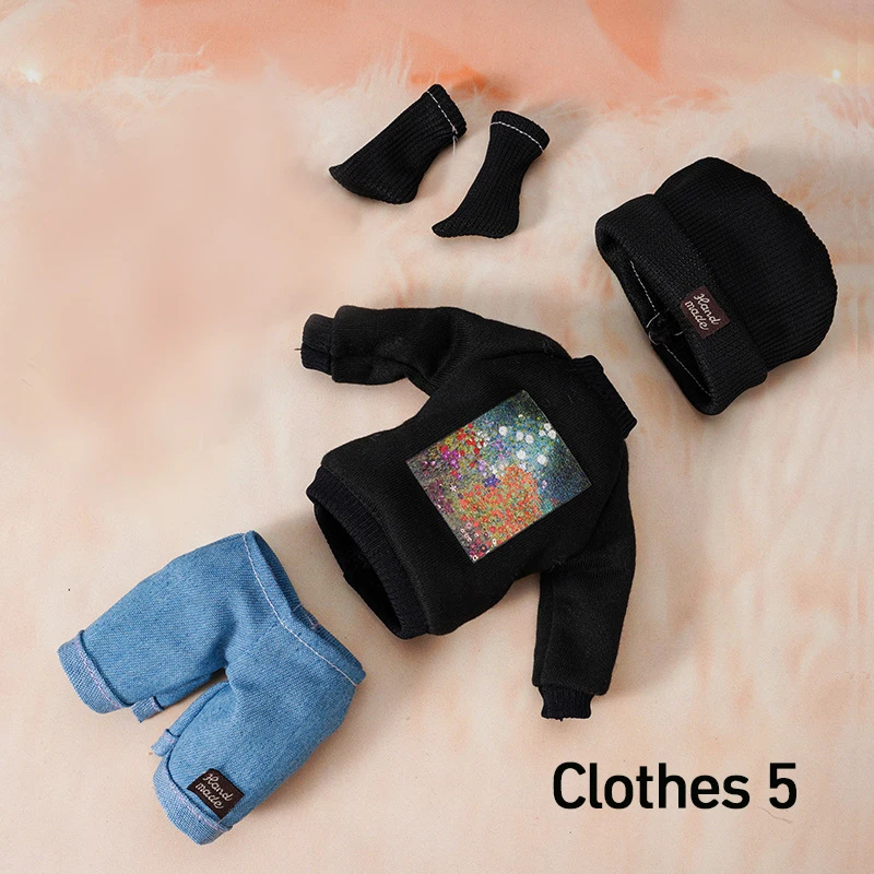 1/6 BJD 30CM Anime Doll Fashion Causal Suit Doll Replacement Clothes Skirt Accessories Kids Girls DIY Toys Gift Reborn Kawaii