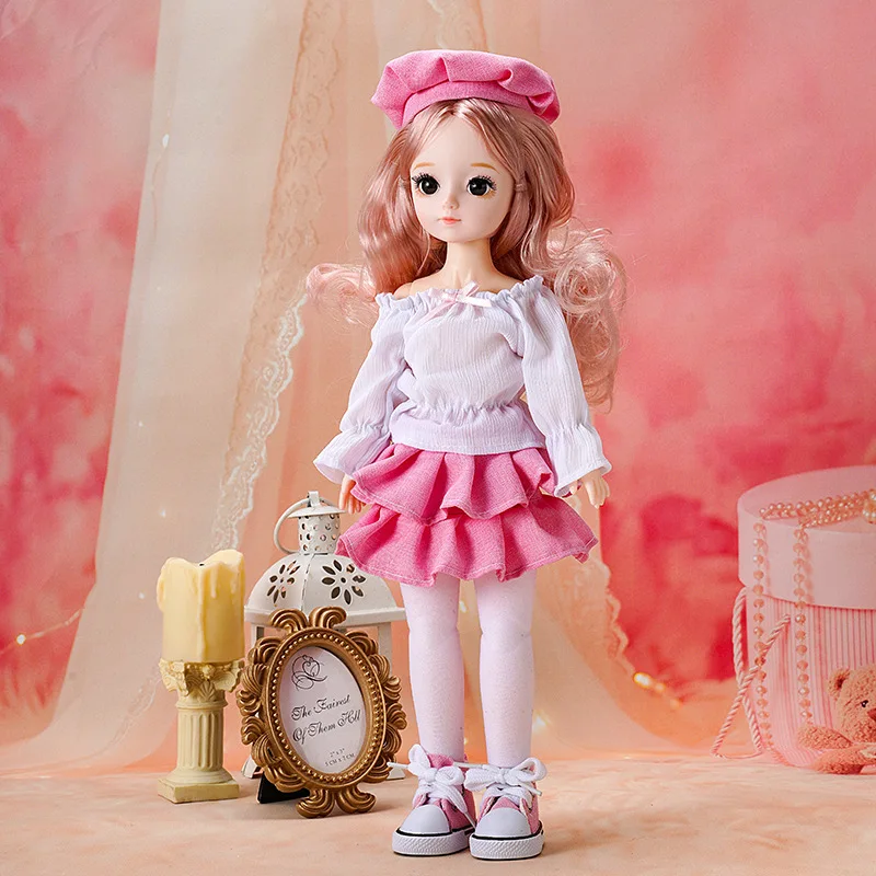 1/6 BJD 30CM Anime Doll Fashion Causal Suit Doll Replacement Clothes Skirt Accessories Kids Girls DIY Toys Gift Reborn Kawaii