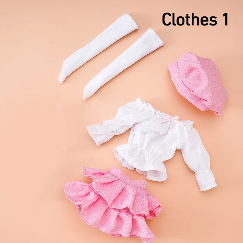 1/6 BJD 30CM Anime Doll Fashion Causal Suit Doll Replacement Clothes Skirt Accessories Kids Girls DIY Toys Gift Reborn Kawaii