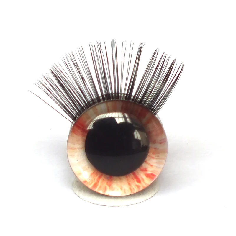 20pcs The Doll Lashes Plush Toy Eyes Eyelash Size 12-30mm Only The Eyelash DIY Plush DIY Doll Making Supply Accessories