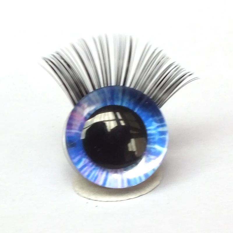 20pcs The Doll Lashes Plush Toy Eyes Eyelash Size 12-30mm Only The Eyelash DIY Plush DIY Doll Making Supply Accessories