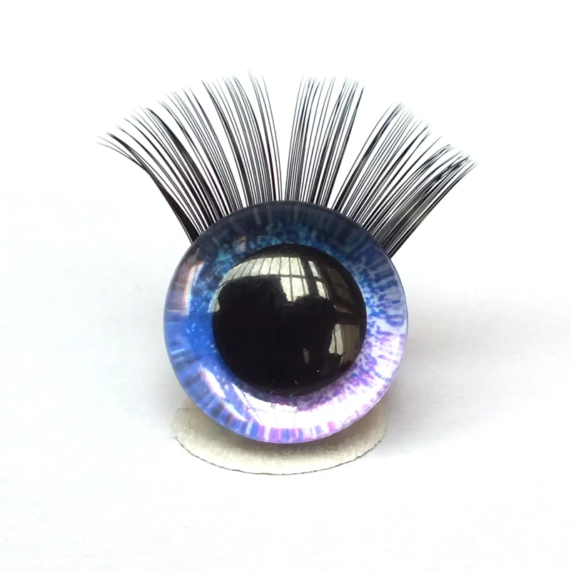 20pcs The Doll Lashes Plush Toy Eyes Eyelash Size 12-30mm Only The Eyelash DIY Plush DIY Doll Making Supply Accessories