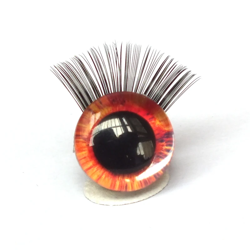 20pcs The Doll Lashes Plush Toy Eyes Eyelash Size 12-30mm Only The Eyelash DIY Plush DIY Doll Making Supply Accessories