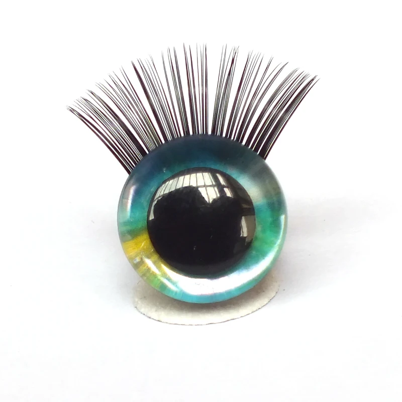 20pcs The Doll Lashes Plush Toy Eyes Eyelash Size 12-30mm Only The Eyelash DIY Plush DIY Doll Making Supply Accessories