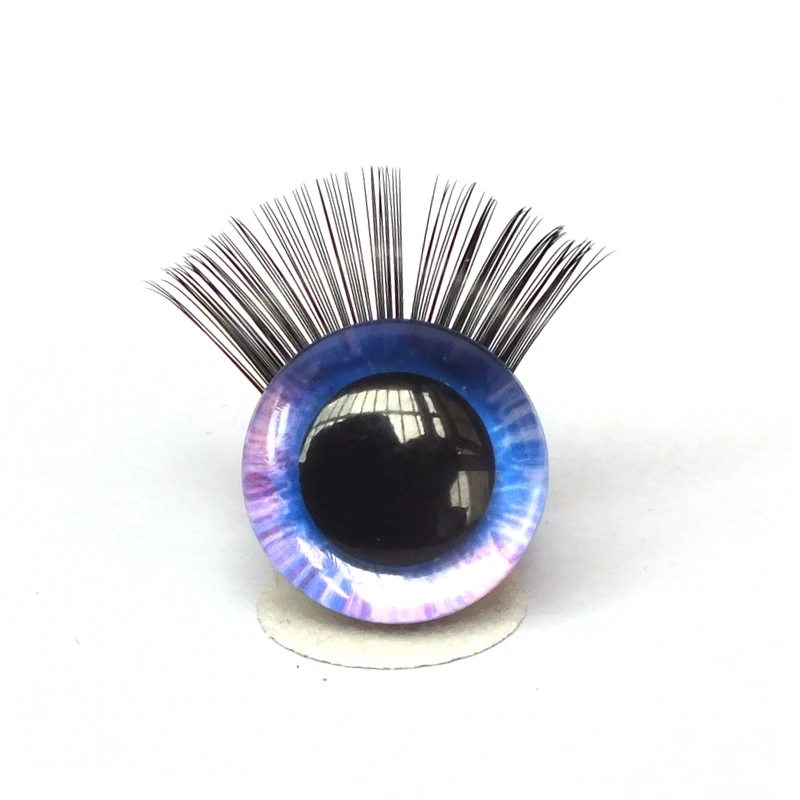 20pcs The Doll Lashes Plush Toy Eyes Eyelash Size 12-30mm Only The Eyelash DIY Plush DIY Doll Making Supply Accessories
