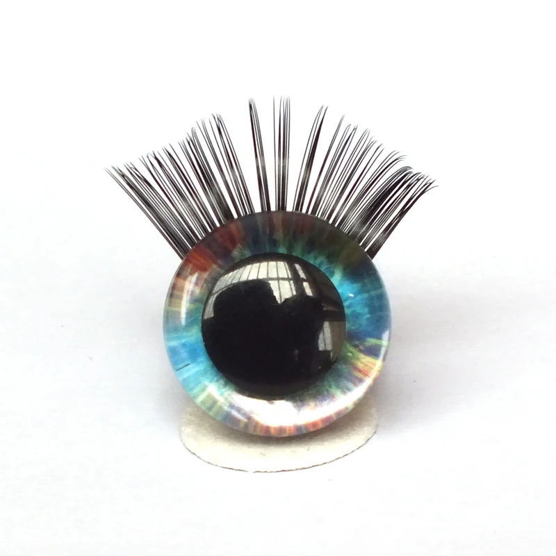 20pcs The Doll Lashes Plush Toy Eyes Eyelash Size 12-30mm Only The Eyelash DIY Plush DIY Doll Making Supply Accessories