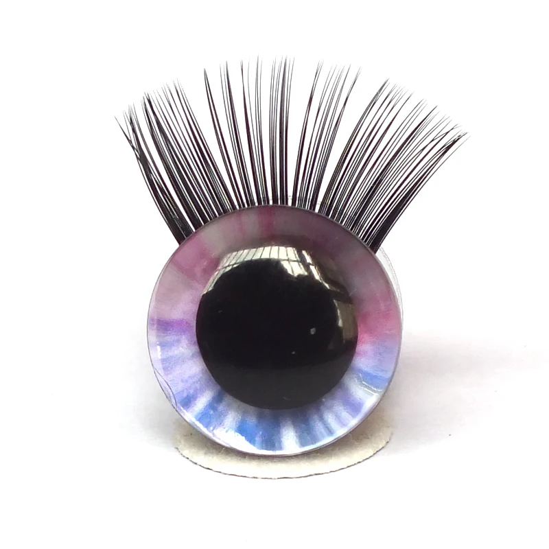 20pcs The Doll Lashes Plush Toy Eyes Eyelash Size 12-30mm Only The Eyelash DIY Plush DIY Doll Making Supply Accessories