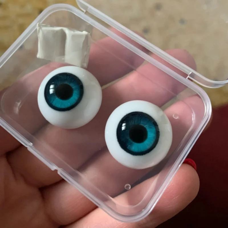 New Doll Eyes 8/10/12/14/16/18/20/22/24mm for 1/4 1/6 1/8 Bjd Doll Ob11 Plaster Eyeball Diy Girl Toys Dress Up Doll Accessories