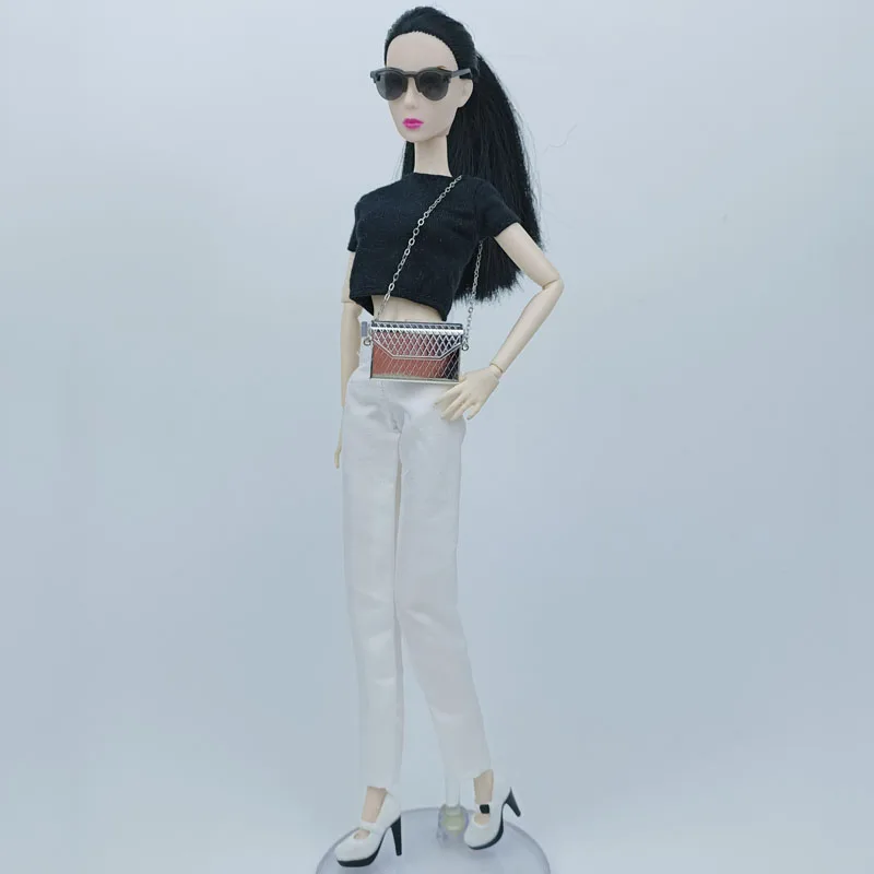 Fashion Metal Bag For 11.5" Doll Accessories Openable Chain Bag Purse For 1/6 BJD Doll Children's DIY Toys Gifts