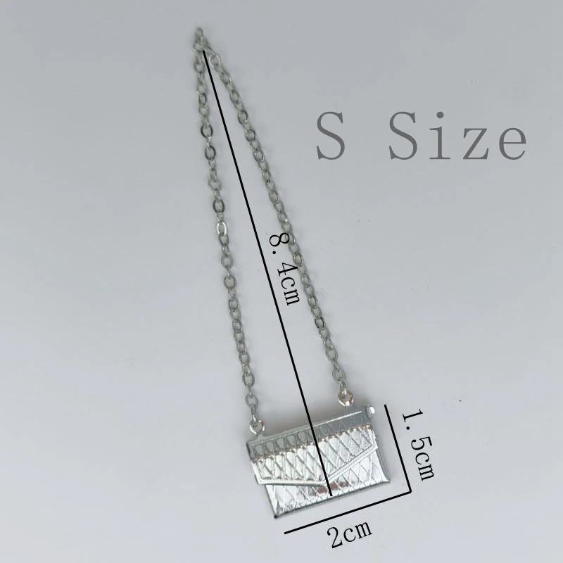 Fashion Metal Bag For 11.5" Doll Accessories Openable Chain Bag Purse For 1/6 BJD Doll Children's DIY Toys Gifts
