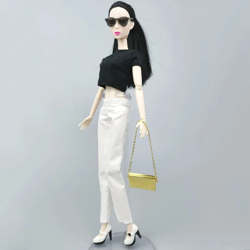 Fashion Metal Bag For 11.5" Doll Accessories Openable Chain Bag Purse For 1/6 BJD Doll Children's DIY Toys Gifts
