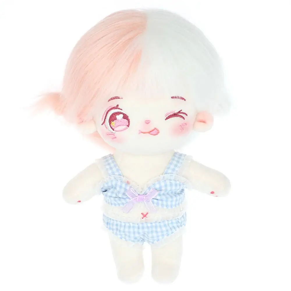 20CM Doll Clothes Swimwear Bathrobe Cute Cotton Lace Bowtie Bikini For Idol Korea Kpop EXO Super Star Dolls Toys Gift