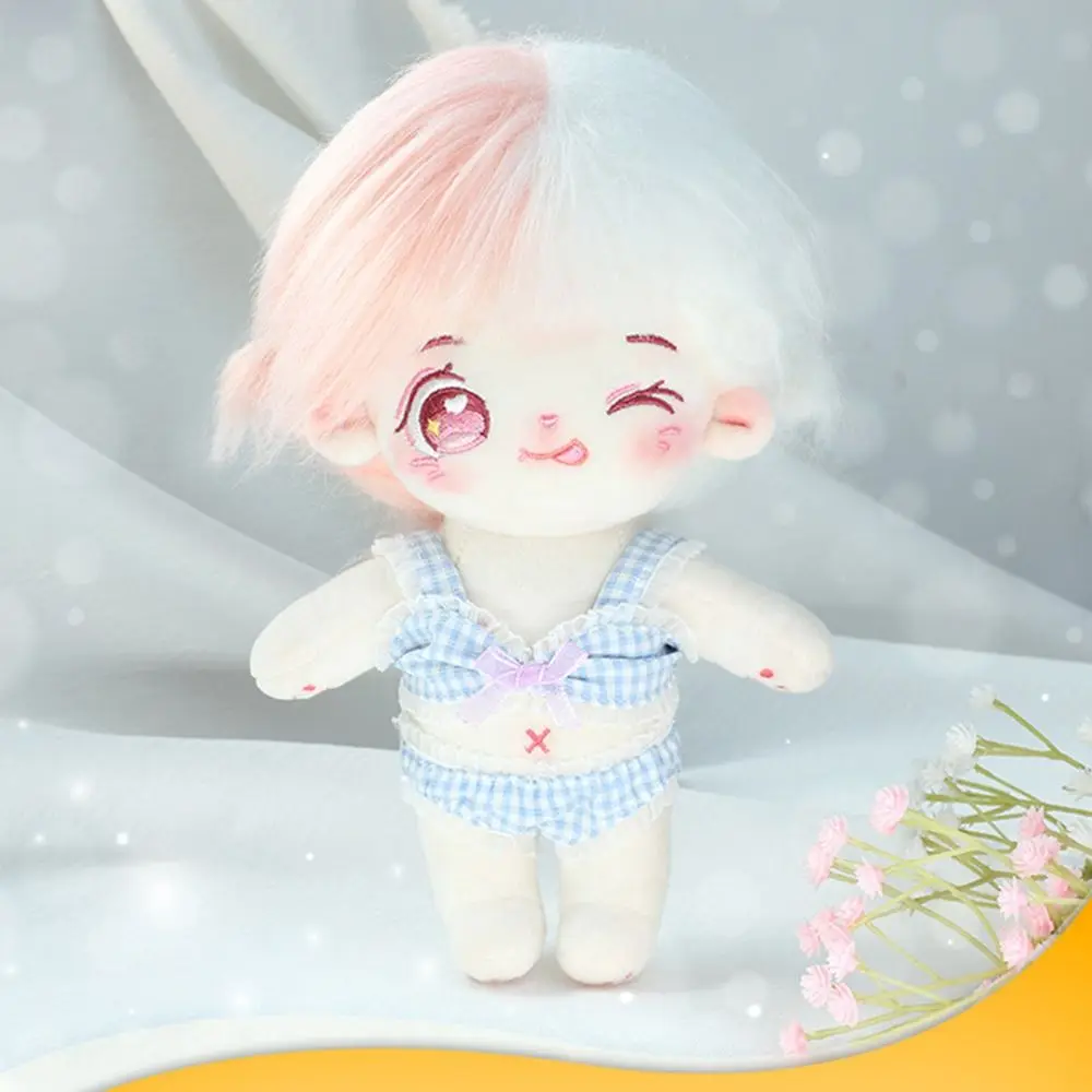 20CM Doll Clothes Swimwear Bathrobe Cute Cotton Lace Bowtie Bikini For Idol Korea Kpop EXO Super Star Dolls Toys Gift