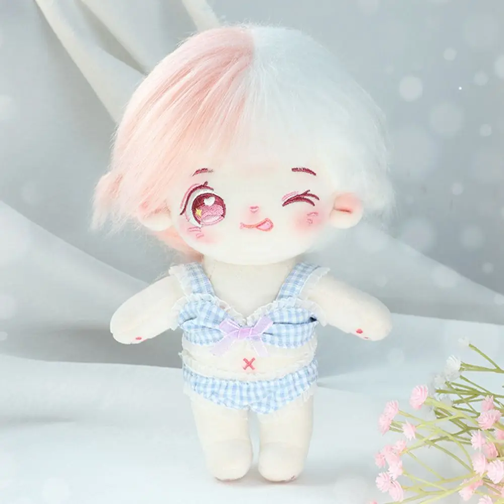 20CM Doll Clothes Swimwear Bathrobe Cute Cotton Lace Bowtie Bikini For Idol Korea Kpop EXO Super Star Dolls Toys Gift