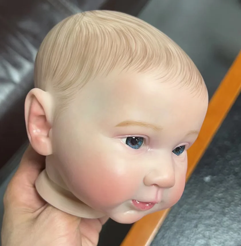 NPK 19inch Finished Reborn Piper Doll Size Already Painted Kits Very Lifelike Baby with Cloth body Many Details Veins