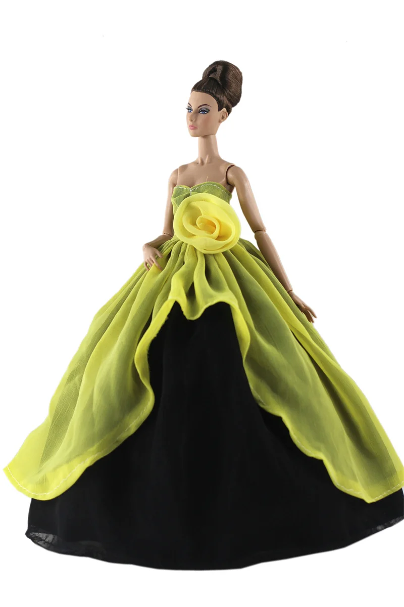 Handmade BABI Doll Clothes Dress Gown for 11.5 inch doll&body 1/6 #01