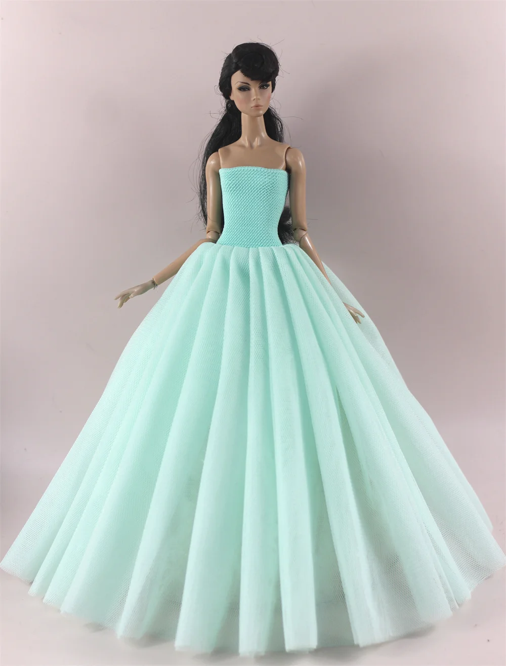 Handmade BABI Doll Clothes Dress Gown for 11.5 inch doll&body 1/6 #01