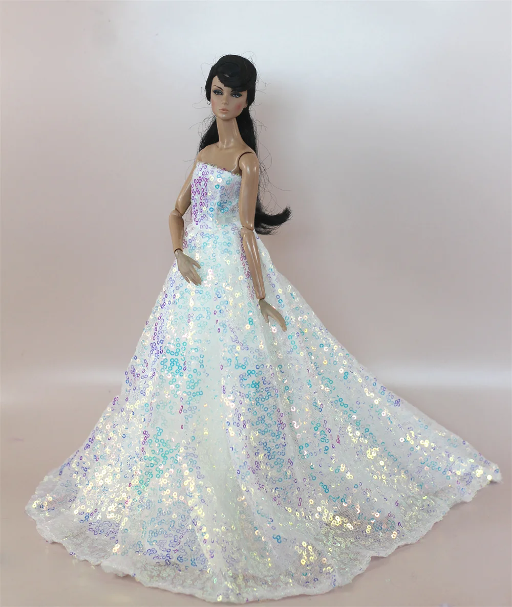 Handmade BABI Doll Clothes Dress Gown for 11.5 inch doll&body 1/6 #01
