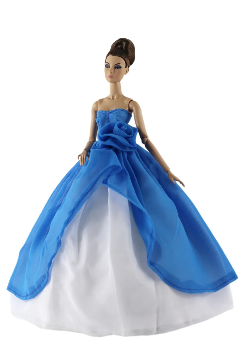 Handmade BABI Doll Clothes Dress Gown for 11.5 inch doll&body 1/6 #01