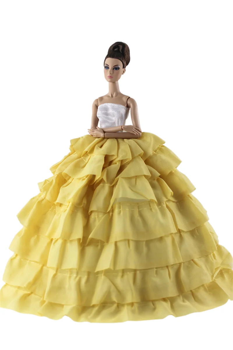 Handmade BABI Doll Clothes Dress Gown for 11.5 inch doll&body 1/6 #01