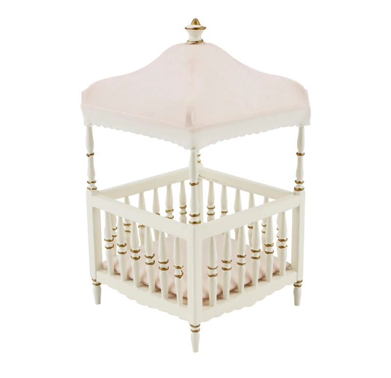 Miniature Dollhouse Furniture Wooden 1：12 Classical Mini Furniture Model Palace Retro Luxury Doll Wardrobe Doll Accessories