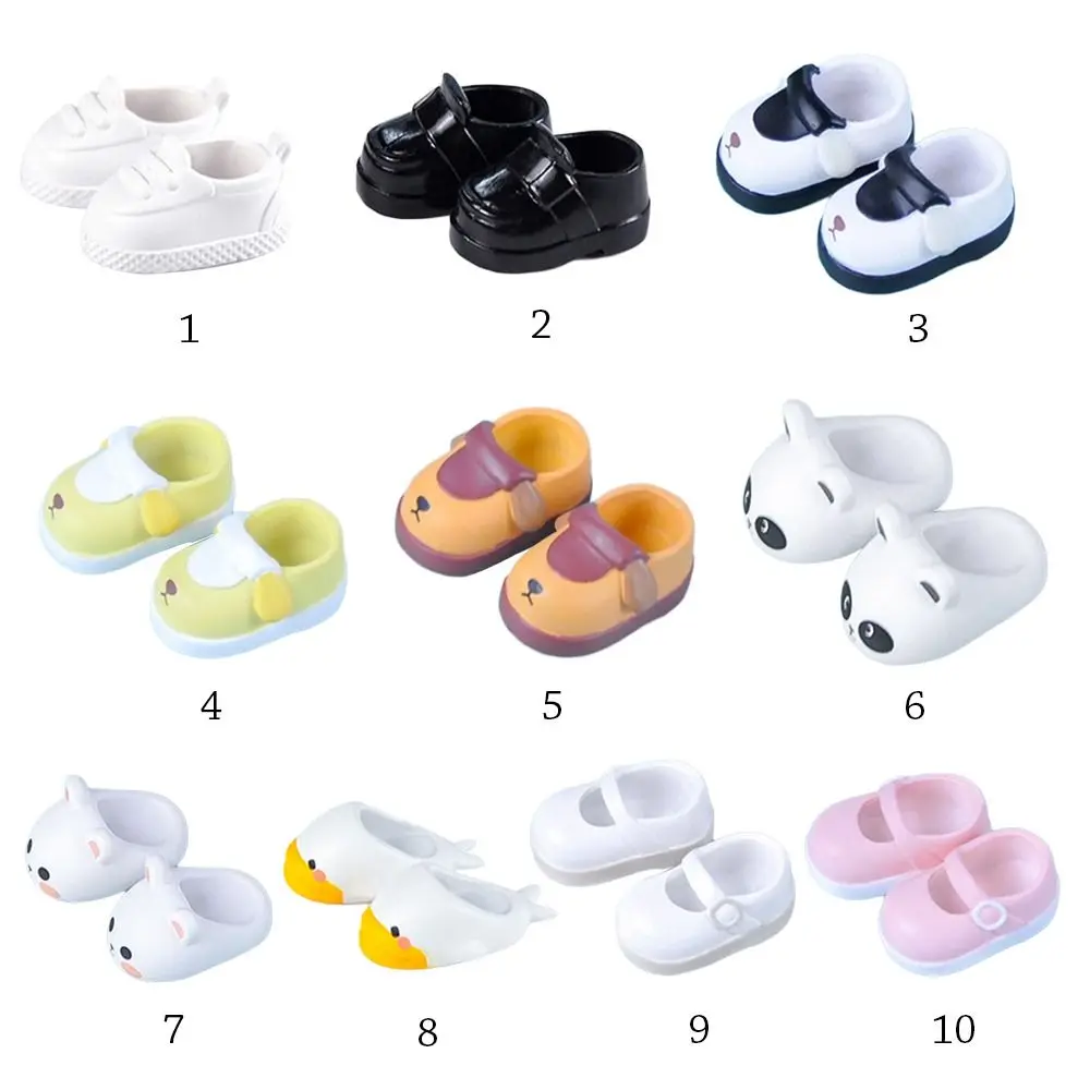 Ob11 Shoes Slippers PVC MIni Shoes Sandals Cartoon Cute Sports Shoes For Molly Obitsu11 Gsc Ufdolls 1/12BJD Dolls Accessories