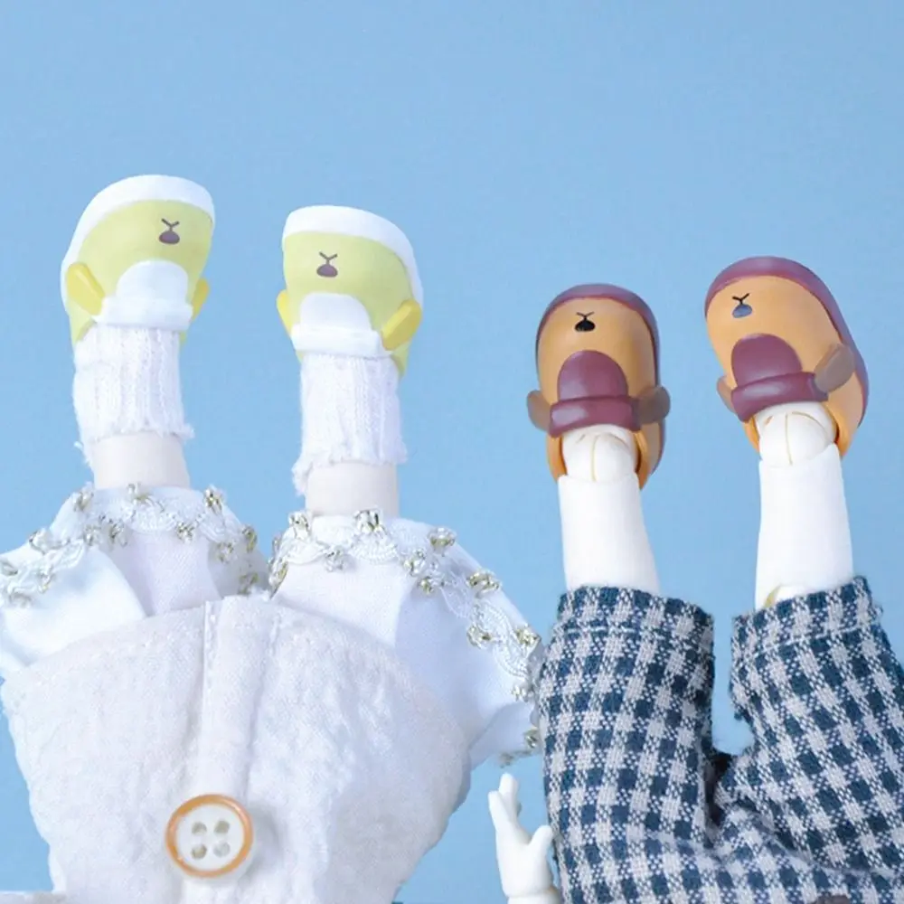 Ob11 Shoes Slippers PVC MIni Shoes Sandals Cartoon Cute Sports Shoes For Molly Obitsu11 Gsc Ufdolls 1/12BJD Dolls Accessories