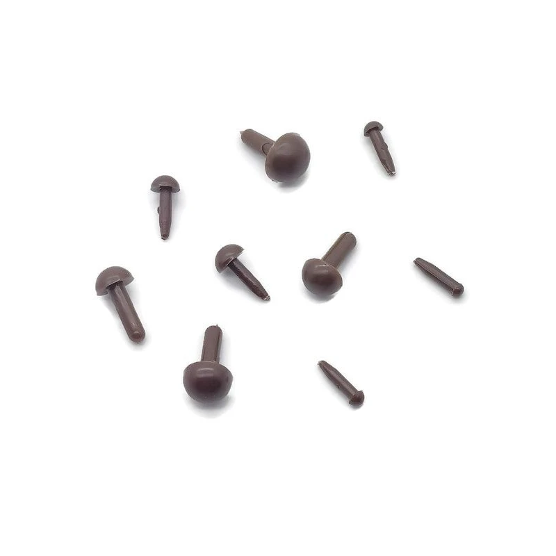 1.8mm/2mm/2.5mm/3mm/3.5mm/4mm/4.5mm/5mm/5.5mm/6mm Doll Eyes for crochet toy Plastic DIY Doll Accessroies  100pcs/lot