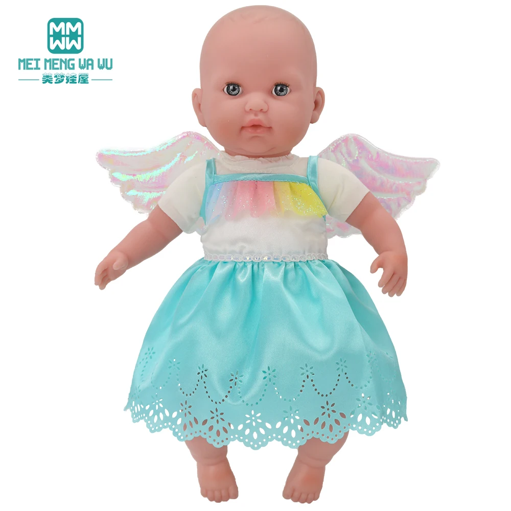 Doll Clothes Fashion T Shirt Pants Cartoon Dress Fits 45cm American Doll Toy Accessories Gift Girls