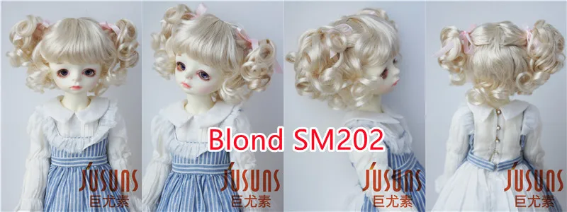FJusuns Doll Wigs JD011 Doll Wig All Size Lovely Curls Charming Synthetic Mohair BJD Hair SD Blythes Doll Accessories Doll Hair