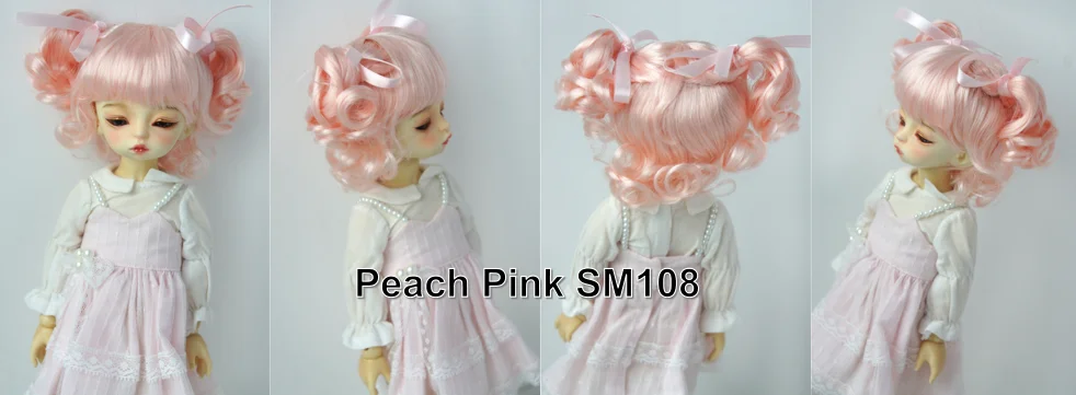FJusuns Doll Wigs JD011 Doll Wig All Size Lovely Curls Charming Synthetic Mohair BJD Hair SD Blythes Doll Accessories Doll Hair