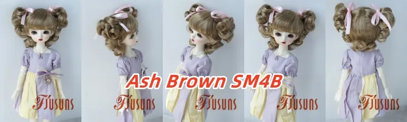 FJusuns Doll Wigs JD011 Doll Wig All Size Lovely Curls Charming Synthetic Mohair BJD Hair SD Blythes Doll Accessories Doll Hair