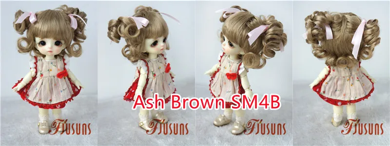FJusuns Doll Wigs JD011 Doll Wig All Size Lovely Curls Charming Synthetic Mohair BJD Hair SD Blythes Doll Accessories Doll Hair