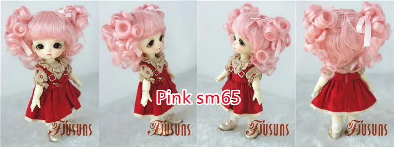 FJusuns Doll Wigs JD011 Doll Wig All Size Lovely Curls Charming Synthetic Mohair BJD Hair SD Blythes Doll Accessories Doll Hair