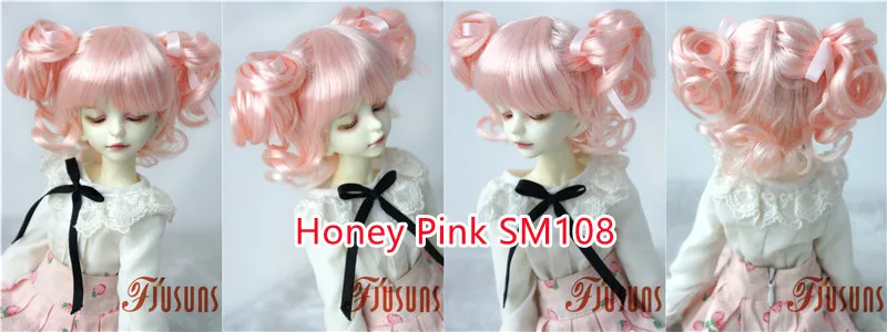 FJusuns Doll Wigs JD011 Doll Wig All Size Lovely Curls Charming Synthetic Mohair BJD Hair SD Blythes Doll Accessories Doll Hair