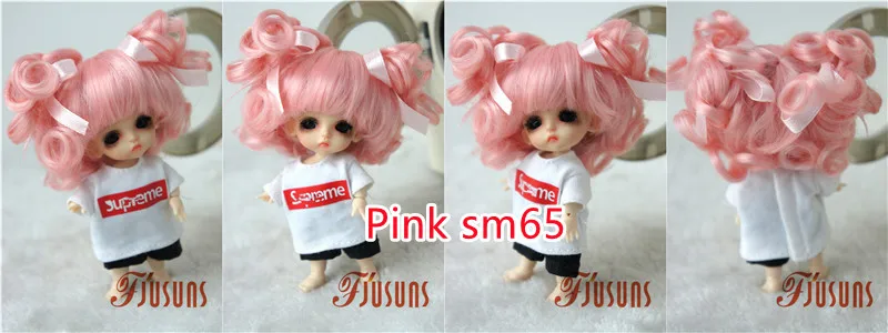 FJusuns Doll Wigs JD011 Doll Wig All Size Lovely Curls Charming Synthetic Mohair BJD Hair SD Blythes Doll Accessories Doll Hair