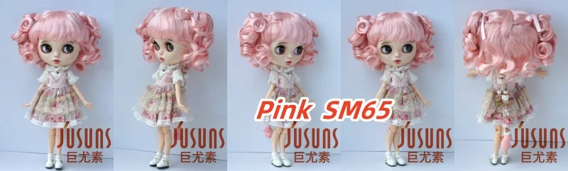 FJusuns Doll Wigs JD011 Doll Wig All Size Lovely Curls Charming Synthetic Mohair BJD Hair SD Blythes Doll Accessories Doll Hair