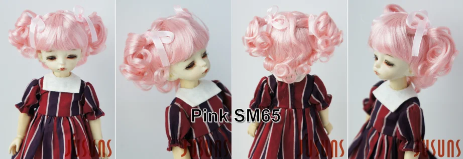 FJusuns Doll Wigs JD011 Doll Wig All Size Lovely Curls Charming Synthetic Mohair BJD Hair SD Blythes Doll Accessories Doll Hair