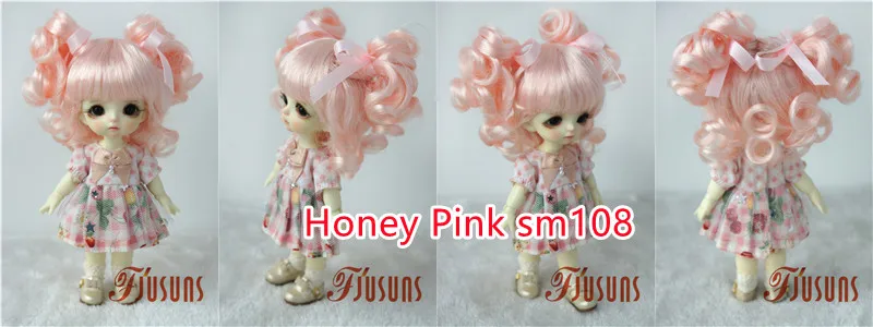 FJusuns Doll Wigs JD011 Doll Wig All Size Lovely Curls Charming Synthetic Mohair BJD Hair SD Blythes Doll Accessories Doll Hair