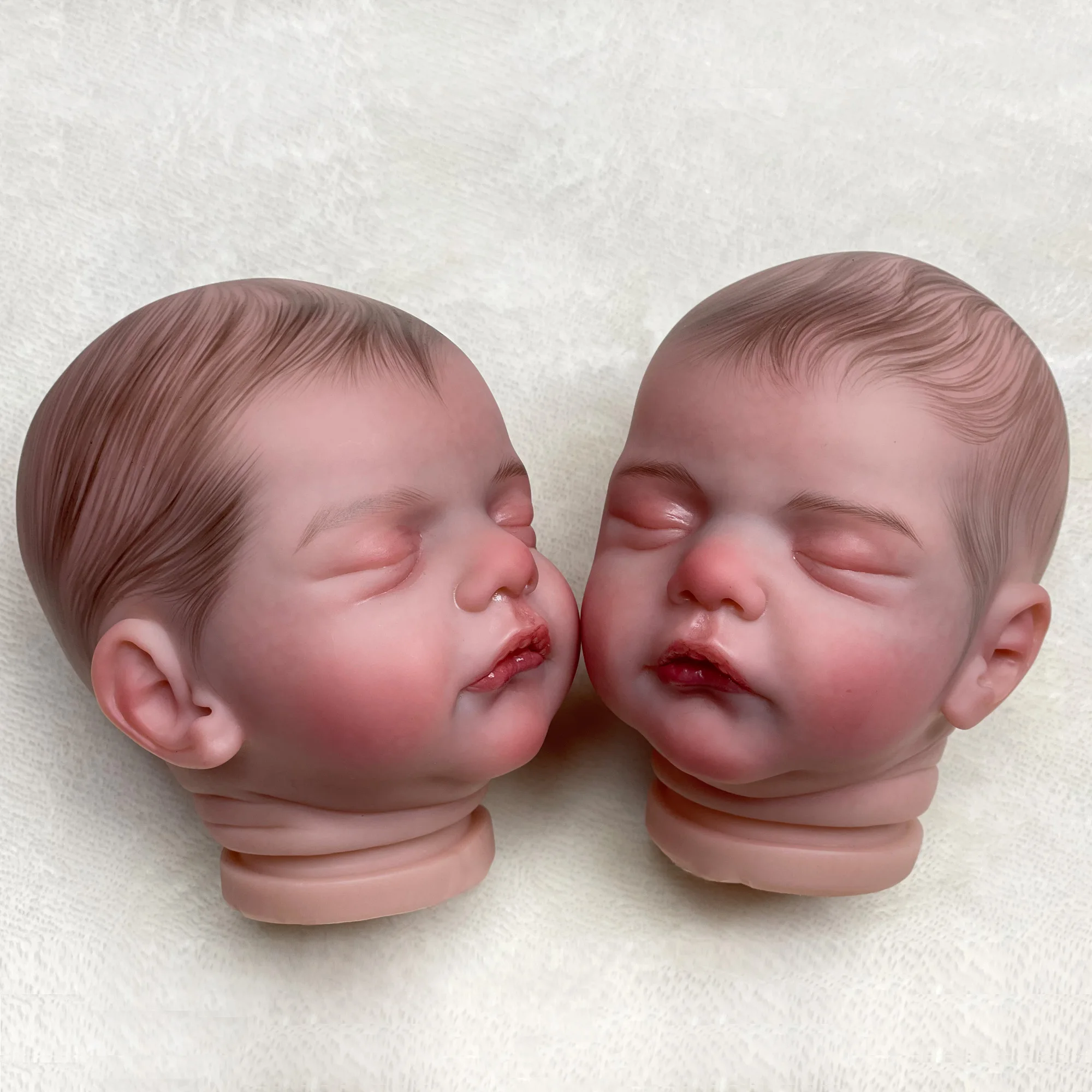 45cm Artist Oil Painted Sam Reborn Doll Kits Lifelike Real Kit Reborn Acessórios Para Peças De Bebê Em Boneca Renascidos