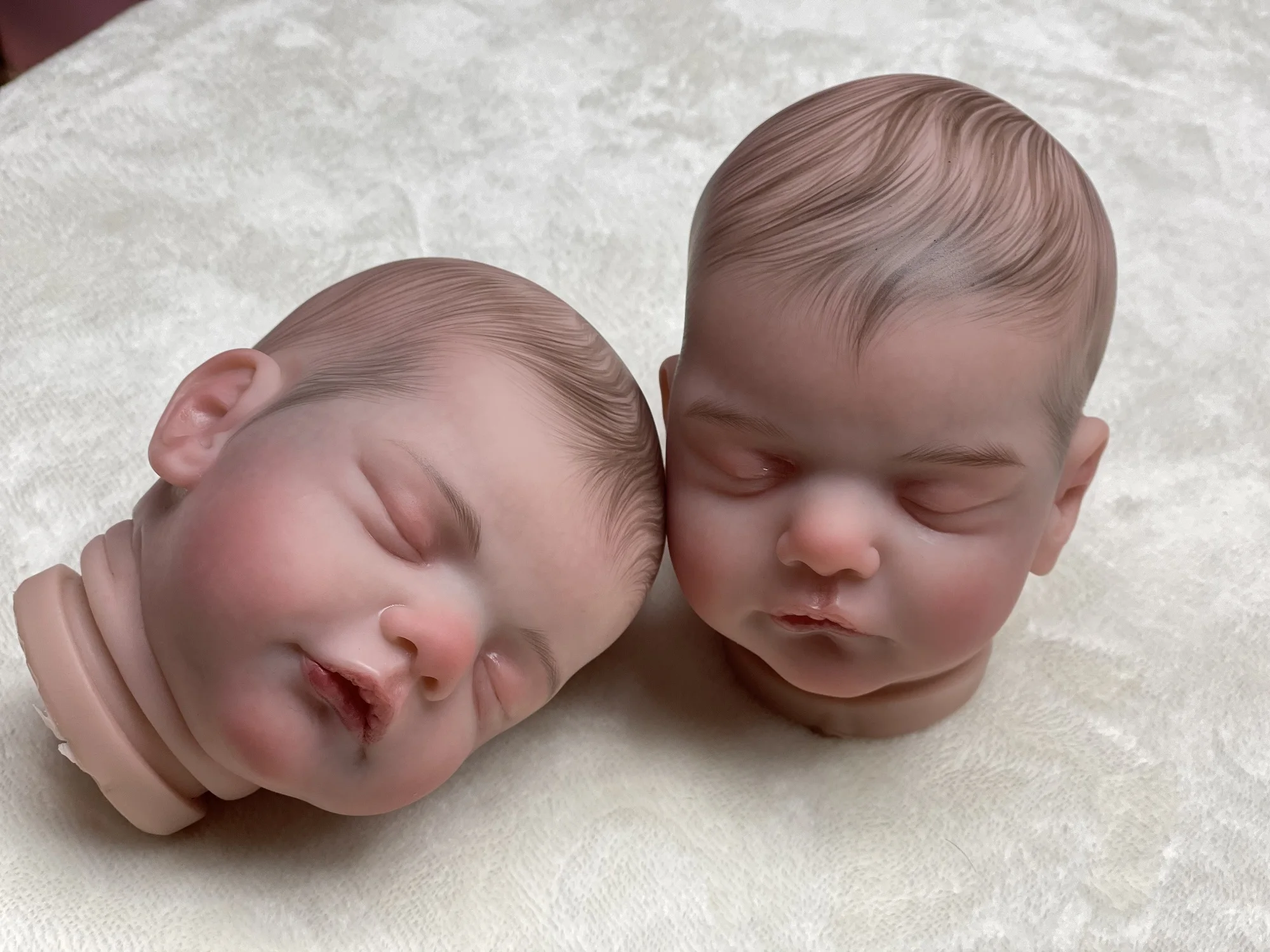 45cm Artist Oil Painted Sam Reborn Doll Kits Lifelike Real Kit Reborn Acessórios Para Peças De Bebê Em Boneca Renascidos
