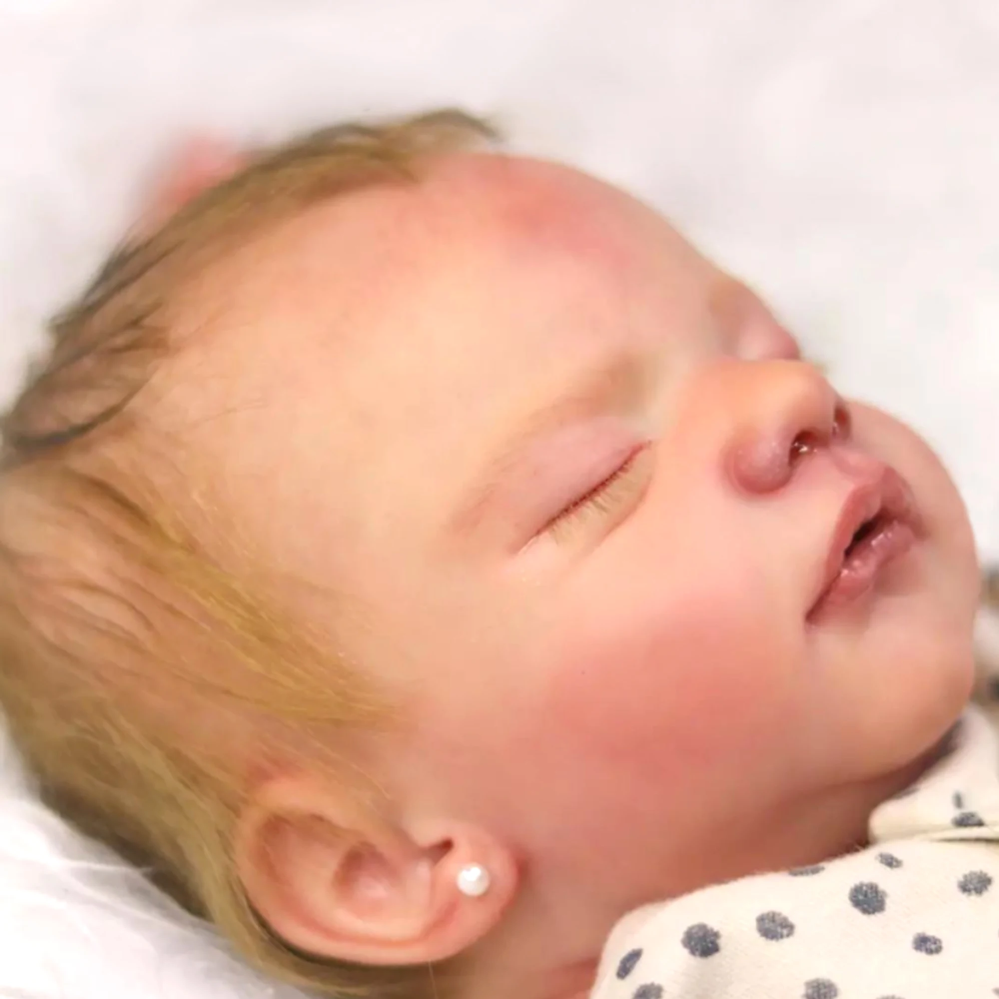 45cm Artist Oil Painted Sam Reborn Doll Kits Lifelike Real Kit Reborn Acessórios Para Peças De Bebê Em Boneca Renascidos