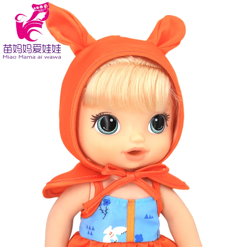 Doll Summer Green Sequins Dress 12 Inch Baby Doll Clothes Children Birthday Gift